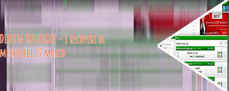 Diretta risultati calcio