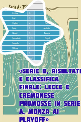 Risultati della serie b oggi